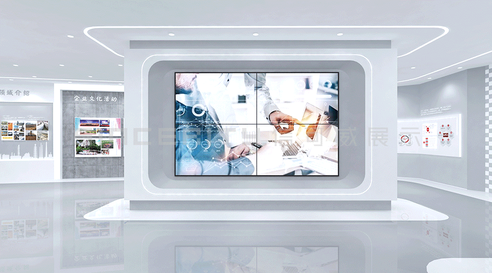 建華建材企業(yè)展廳設計效果圖